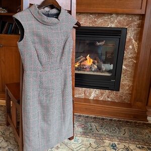 Brooks Brothers Dress,  A. Moon British Wool,  Houndstooth, Size 2